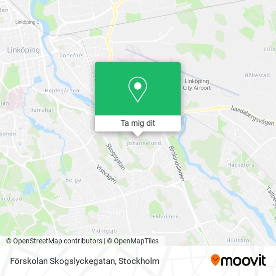 Förskolan Skogslyckegatan karta