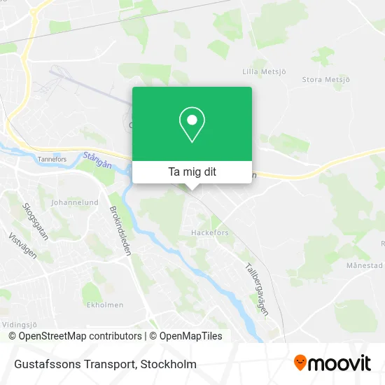 Gustafssons Transport karta