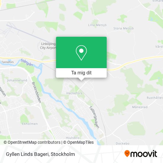 Gyllen Linds Bageri karta