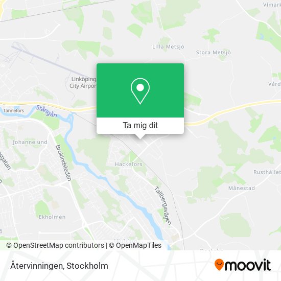 Återvinningen karta