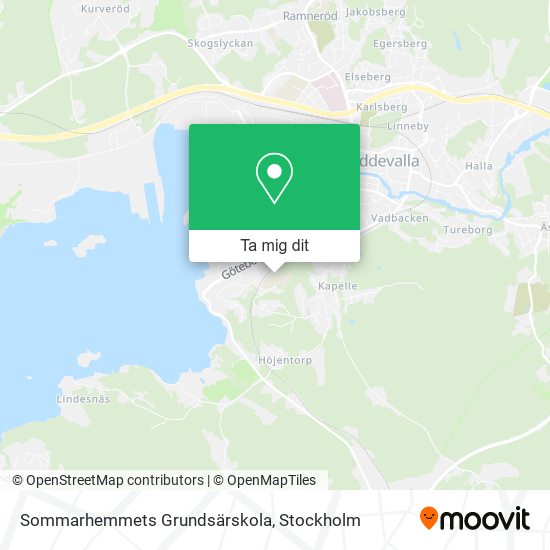 Sommarhemmets Grundsärskola karta