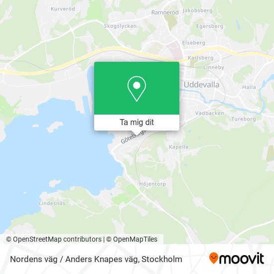 Nordens väg / Anders Knapes väg karta