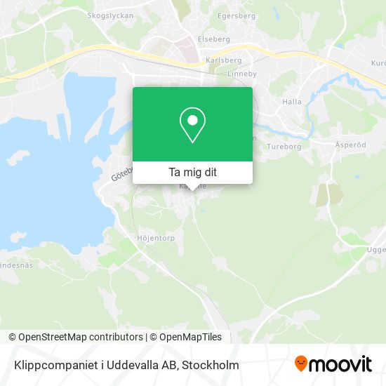 Klippcompaniet i Uddevalla AB karta
