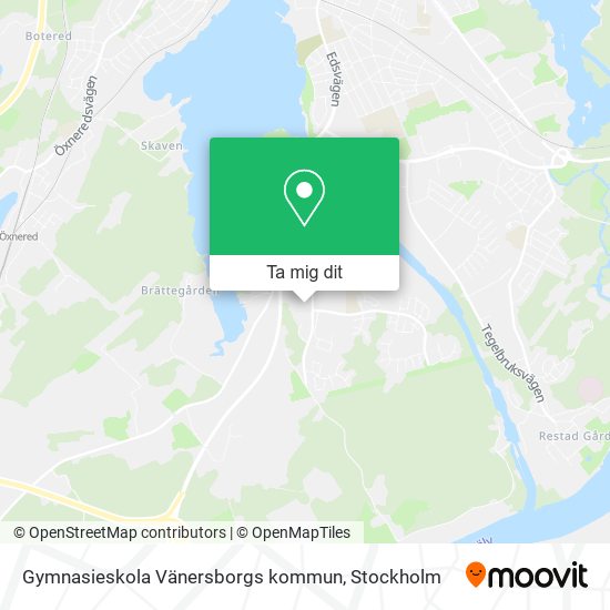 Gymnasieskola Vänersborgs kommun karta