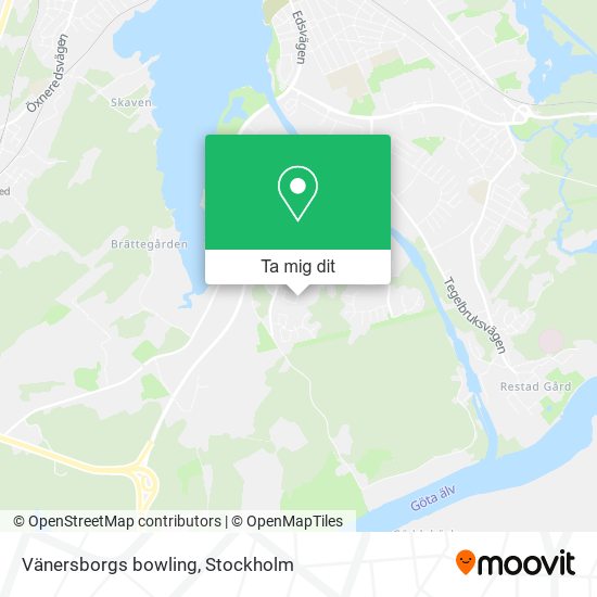 Vänersborgs bowling karta