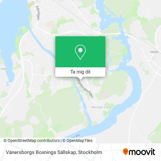 Vänersborgs Boxnings Sällskap karta