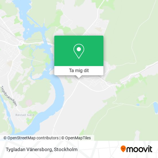 Tygladan Vänersborg karta