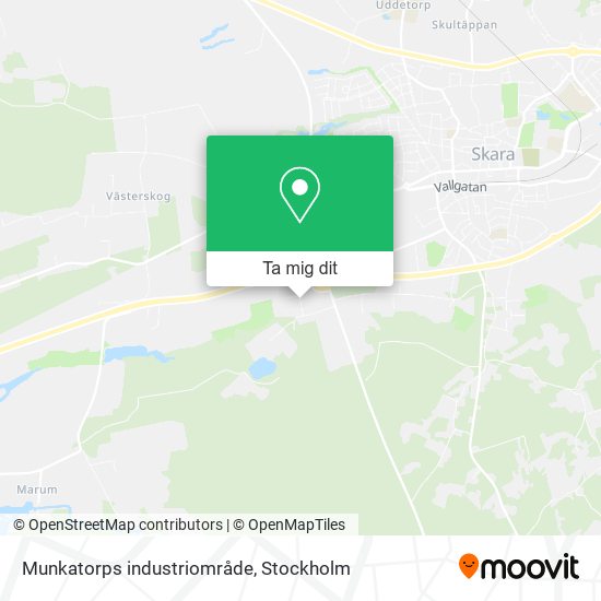 Munkatorps industriområde karta