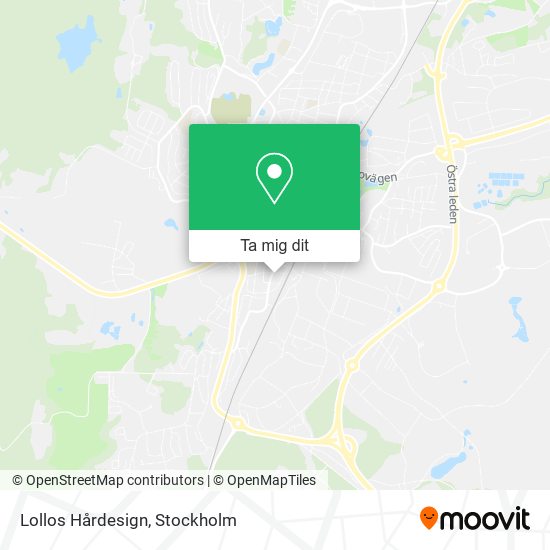 Lollos Hårdesign karta