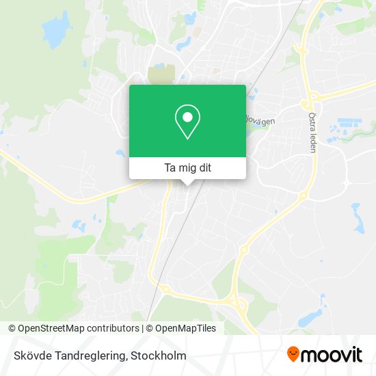 Skövde Tandreglering karta