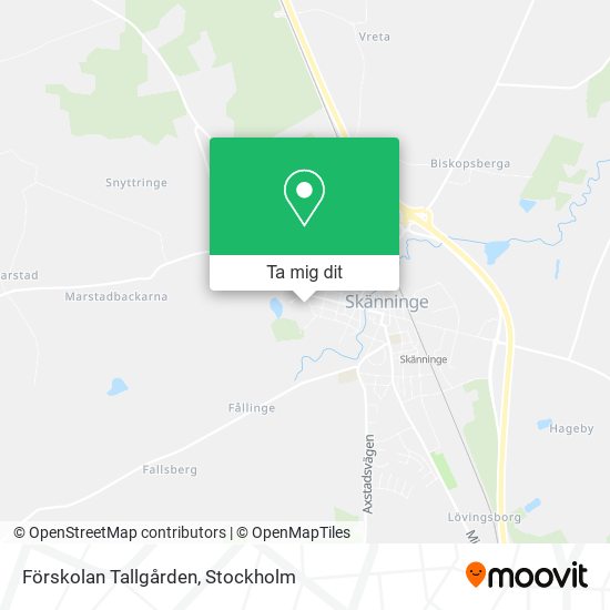 Förskolan Tallgården karta