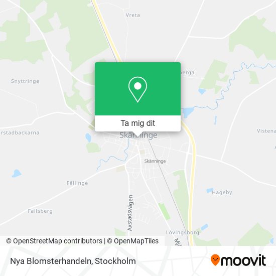 Nya Blomsterhandeln karta