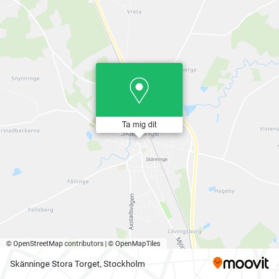 Skänninge Stora Torget karta