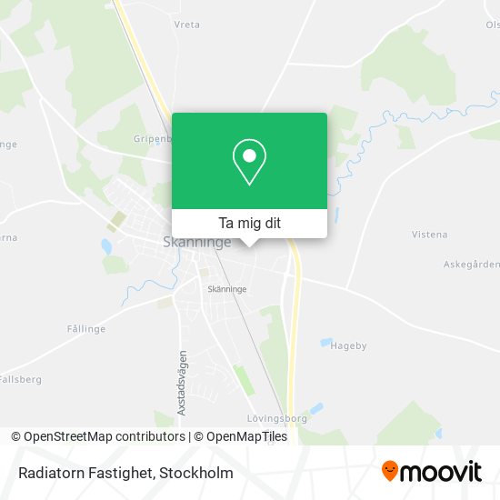 Radiatorn Fastighet karta