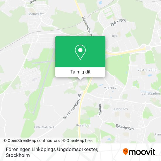 Föreningen Linköpings Ungdomsorkester karta