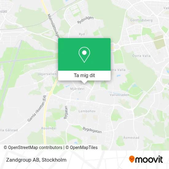 Zandgroup AB karta