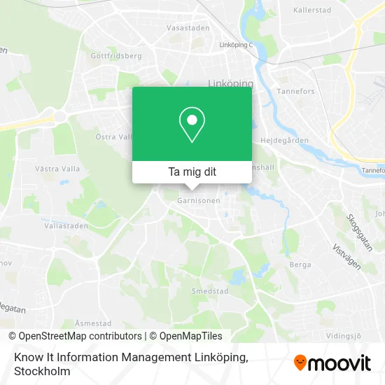 Know It Information Management Linköping karta