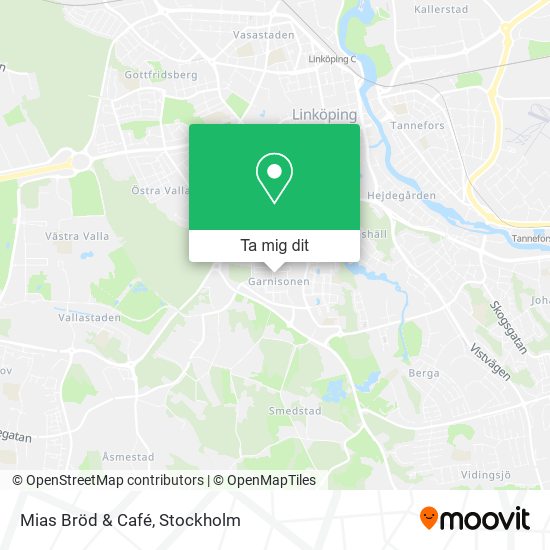 Mias Bröd & Café karta