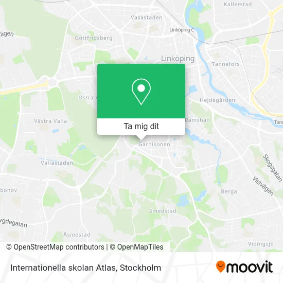 Internationella skolan Atlas karta