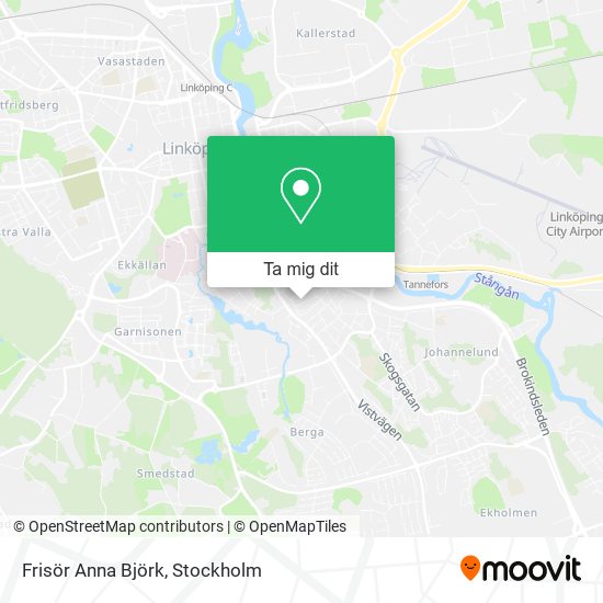 Frisör Anna Björk karta