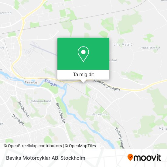 Beviks Motorcyklar AB karta