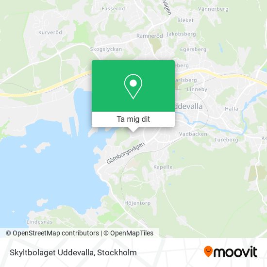 Skyltbolaget Uddevalla karta