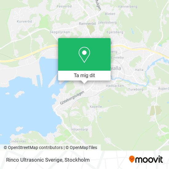 Rinco Ultrasonic Sverige karta