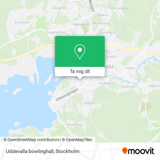 Uddevalla bowlinghall karta