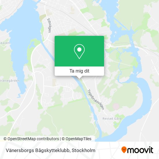 Vänersborgs Bågskytteklubb karta