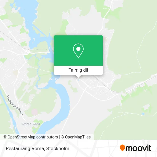 Restaurang Roma karta