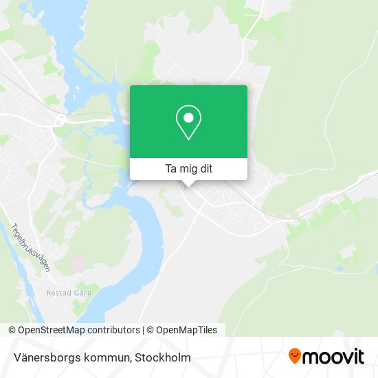 Vänersborgs kommun karta