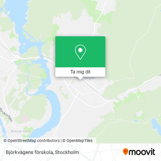 Björkvägens förskola karta