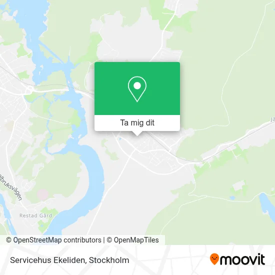 Servicehus Ekeliden karta