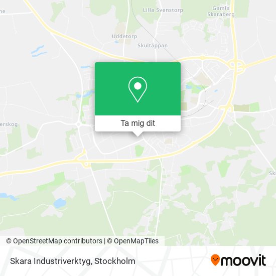 Skara Industriverktyg karta