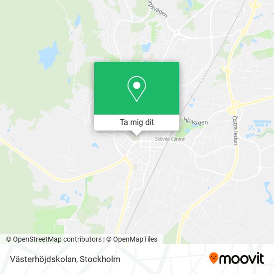 Västerhöjdskolan karta