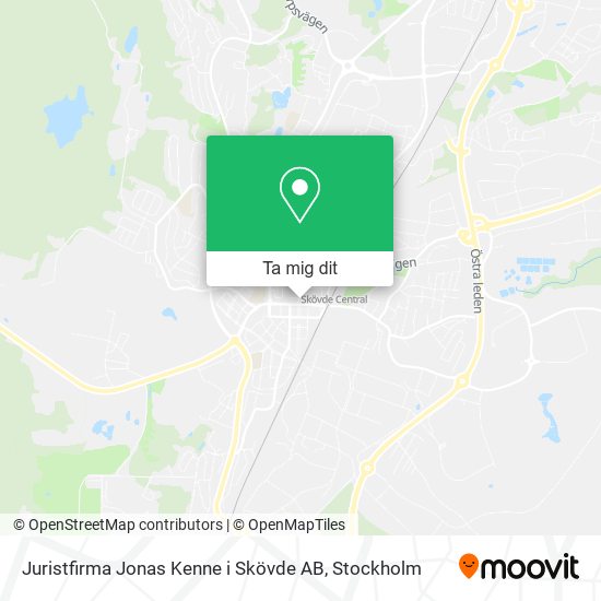 Juristfirma Jonas Kenne i Skövde AB karta