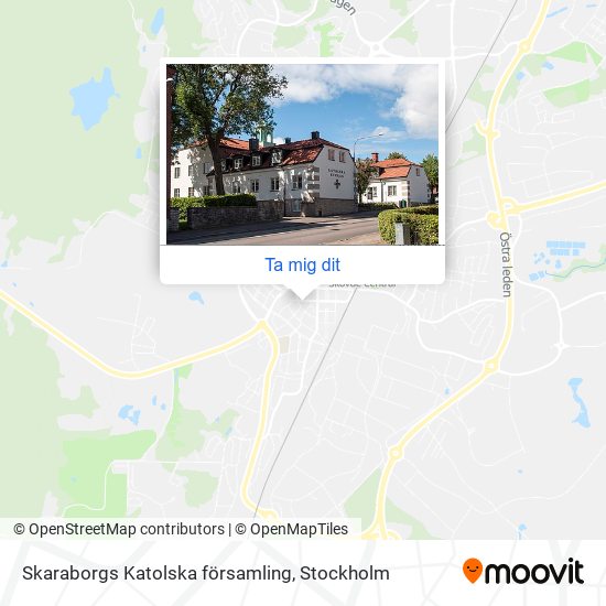 Skaraborgs Katolska församling karta