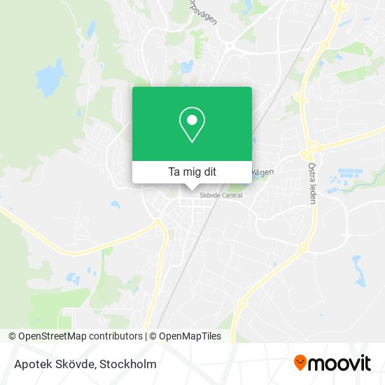 Apotek Skövde karta