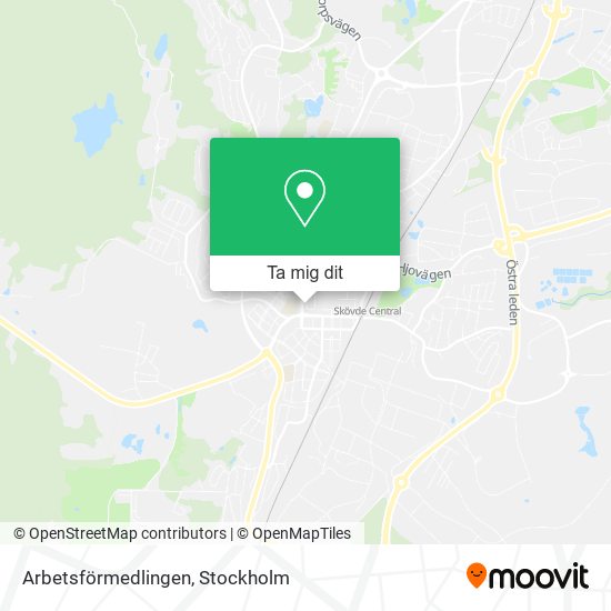 Arbetsförmedlingen karta