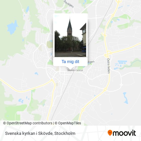 Svenska kyrkan i Skövde karta