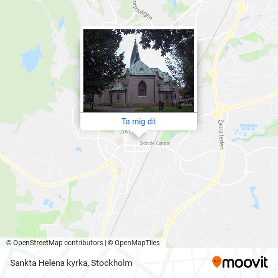 Sankta Helena kyrka karta