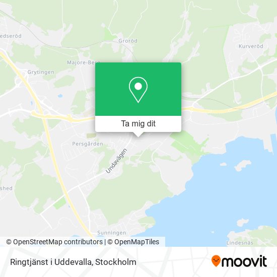 Ringtjänst i Uddevalla karta