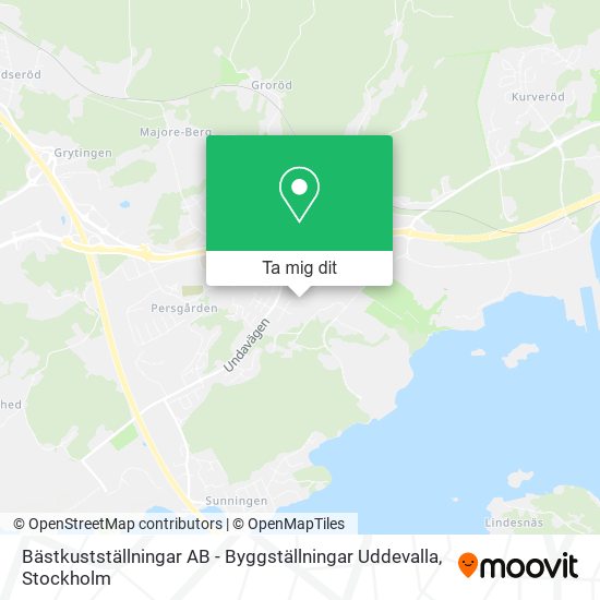 Bästkustställningar AB - Byggställningar Uddevalla karta