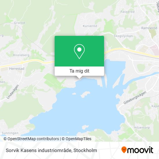 Sorvik Kasens industriområde karta
