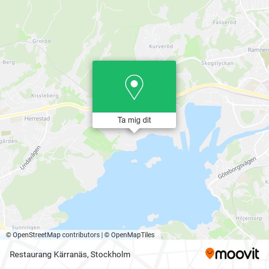 Restaurang Kärranäs karta