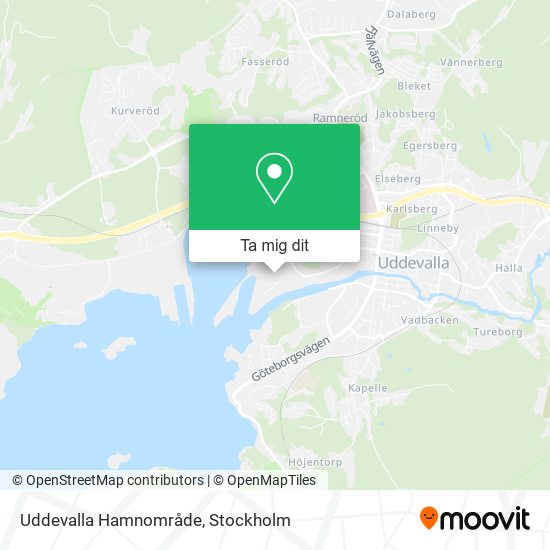 Uddevalla Hamnområde karta