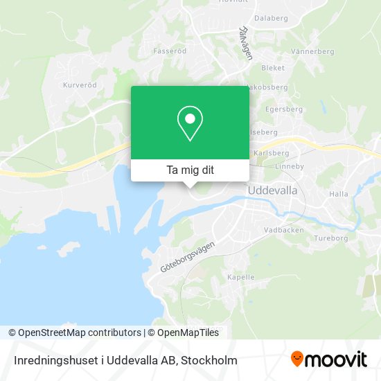 Inredningshuset i Uddevalla AB karta