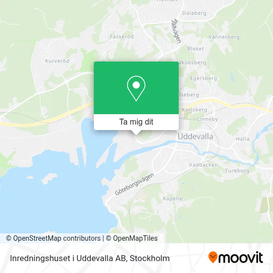 Inredningshuset i Uddevalla AB karta