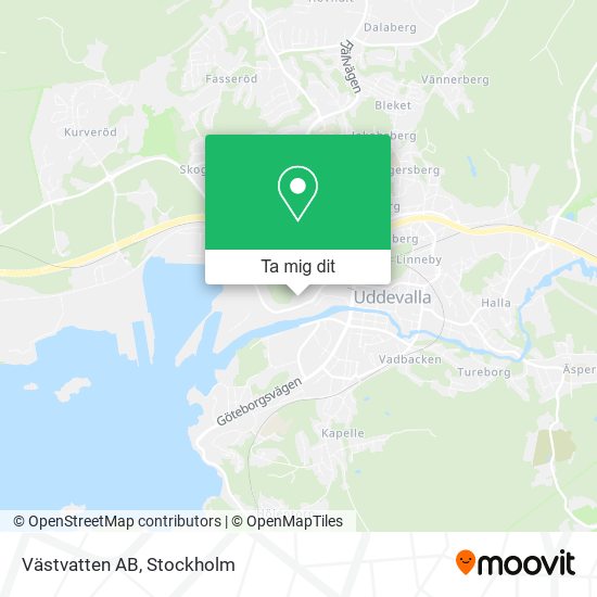 Västvatten AB karta
