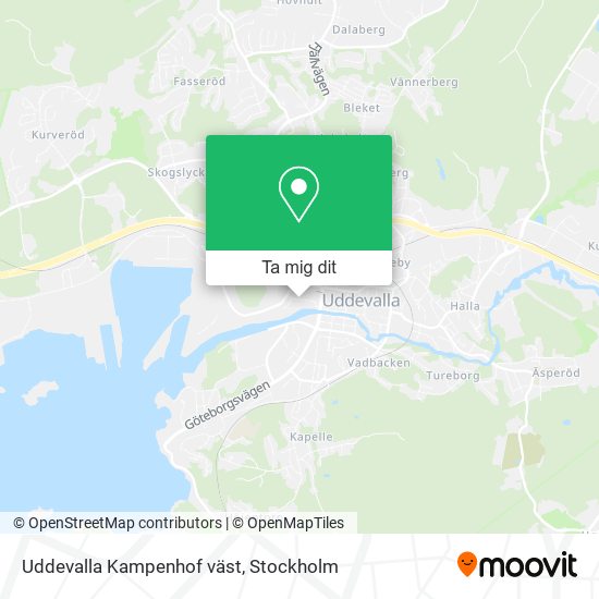 Uddevalla Kampenhof väst karta
